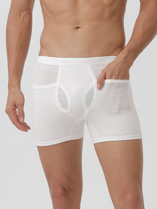 Ramraj Men's Trunks White Combo - Target (Pack of 2)